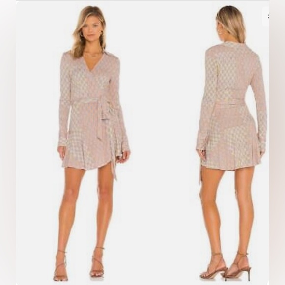 Free People Dresses & Skirts - Free People Rhetta Wrap Jersey Knit mini dress